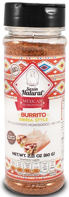 BYRINC: SAZON NATURAL BIRRIA PARA TACO 60G